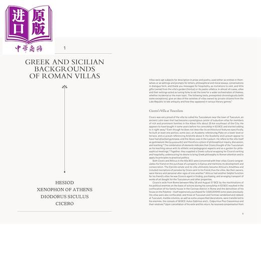 预售 【中商原版】Ancient Roman Villas 进口艺术 古罗马别墅 商品图3