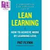 【中商原版】精益学习 如何通过少学多得 Lean Learning How to Achieve More by Learning Less 英文原版 Pat Flynn 商品缩略图0