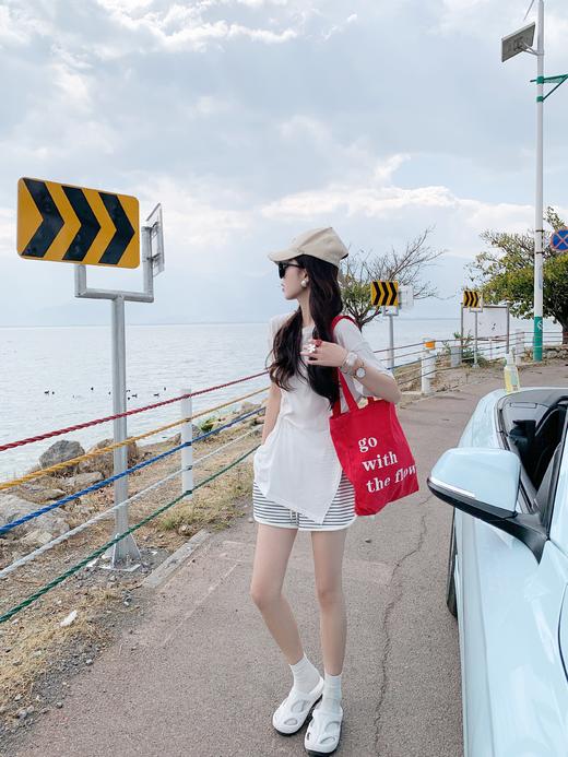 <曾小咸推荐>现货秒杀！卖完不补 ！微信打折价！2色开叉短袖 日常99.99/件 立减50 秒杀49.99/件！！ 商品图7