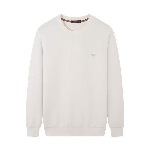 【新疆棉】柒牌男士圆领卫衣秋季新款时尚休闲潮流套头长袖上衣129W70190 商品图4