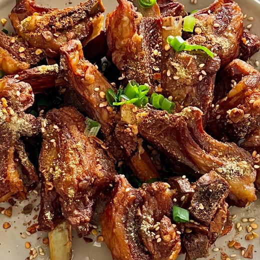 【斌哥优选】孜然羊排，精选新西兰原生态散养羊咩咩，活羊宰杀，42小时排酸，奶香四溢的孜然羊排，户外烧烤搭子。七夕好礼 商品图0