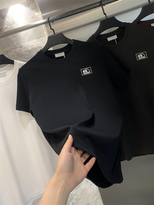 设计师线！2025双面水柔棉!凉感科技夏季男士印花休闲短袖T桖！ 商品图6