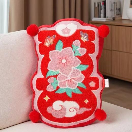 故宫 桃喜满满装饰抱枕 商品图2