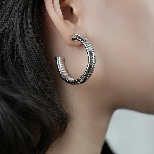 Ancient Rome古罗马时期 | 角斗士素金/银软耳环（大款） 商品图5