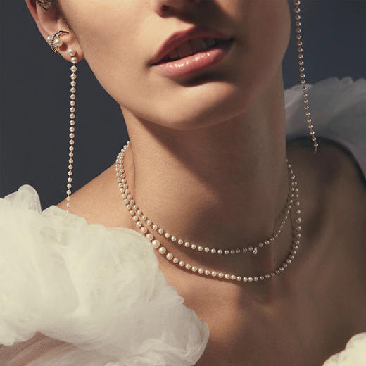 北京仓｜Mizuki-Sea-落雨 Akoya珍珠 短款 项链［美国设计师］ 商品图0