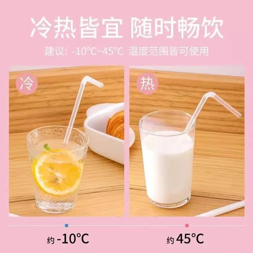【独立包装！外出携带干净卫生】吸管一次性独立包装产妇儿童吸管商用细管弯头管可降解直吸食品级。ry 商品图2