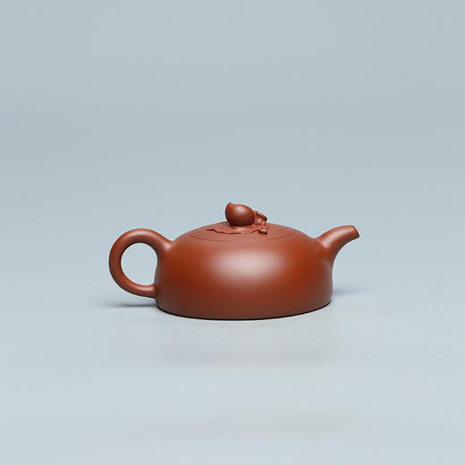 百年紫砂品牌铁画轩出品 清水泥 圣桃紫砂壶145ml 商品图1