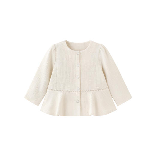 【高定系列】英氏儿童外套春秋甜美女童长袖羊毛外套可爱女生外套 商品图4