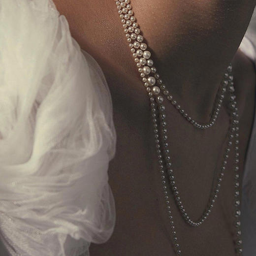 北京仓｜Mizuki-Sea-落雨 Akoya珍珠 短款 项链［美国设计师］ 商品图3