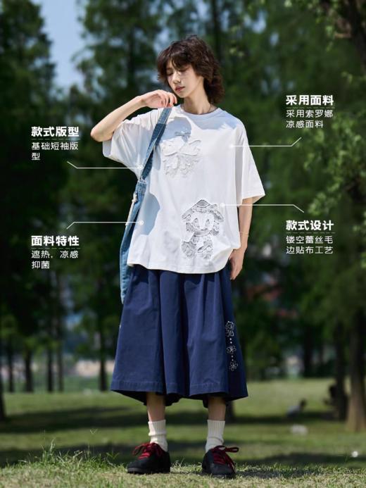 马得工地/MDGDTX13430/镂空蕾丝短袖 商品图2