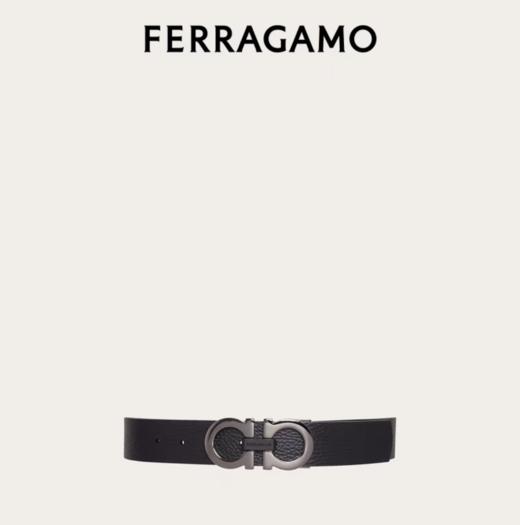 【林更新同款】 FERRAGAMO/菲拉格慕双面可调式GANCINI男士皮带 尺寸：35mm 尺码：90-110欧码 商品图3