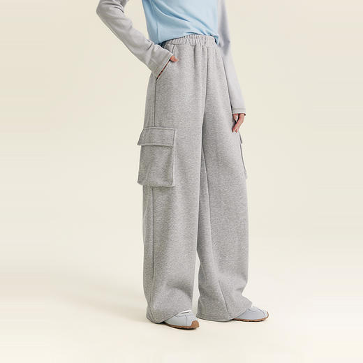 笛莎Deesha青少年女童裤子2025秋季女童时尚工装卫裤 商品图5