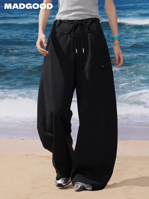 马得工地/MDGDCK252325/连腰抽绳分割贴袋香蕉裤 商品图0