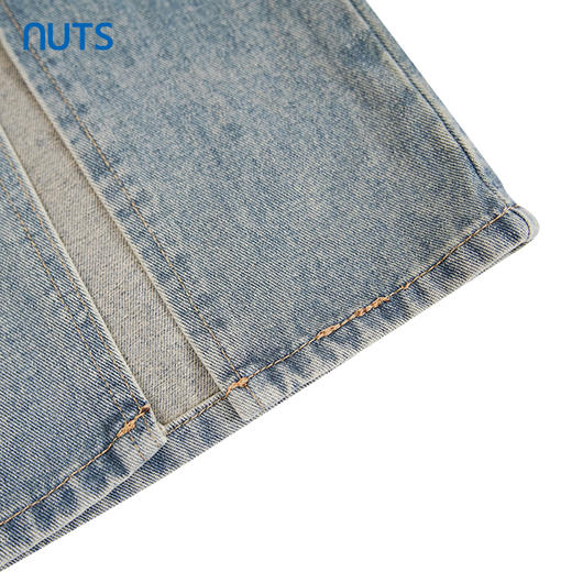 NUTS商场同款夏季时尚气质复古简约宽松牛仔背带连衣裙428103486 商品图3