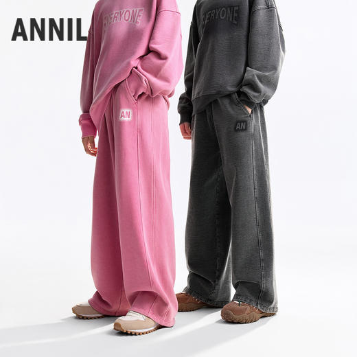 男女童全腰单裤秋季新款安奈儿童装EM536512 商品图0