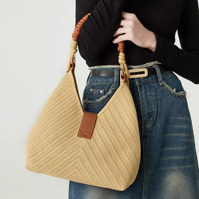 一体化编织环保飞织包SevenMolly小众设计师品牌