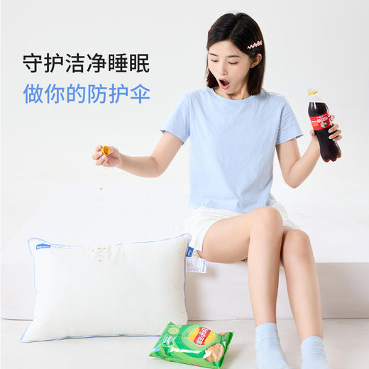 本屋创品学生宿舍枕头枕芯！60支全棉护颈枕！超柔羽丝绒单人高回弹枕芯！ 商品图1