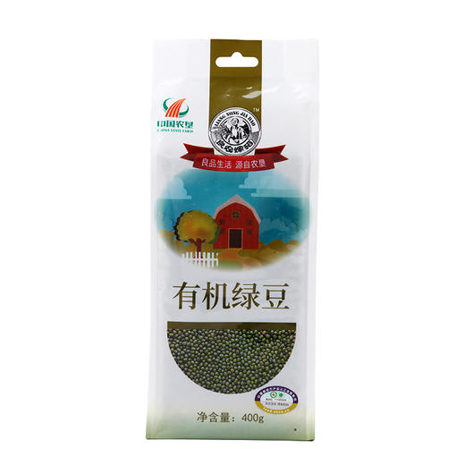 【中国农垦】 良农嫁稻有机绿豆400g 商品图1