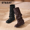 【筒高可选】星期六复古西部时髦裤腿靴SSD4117C4D/SSD4116C4E 商品缩略图1