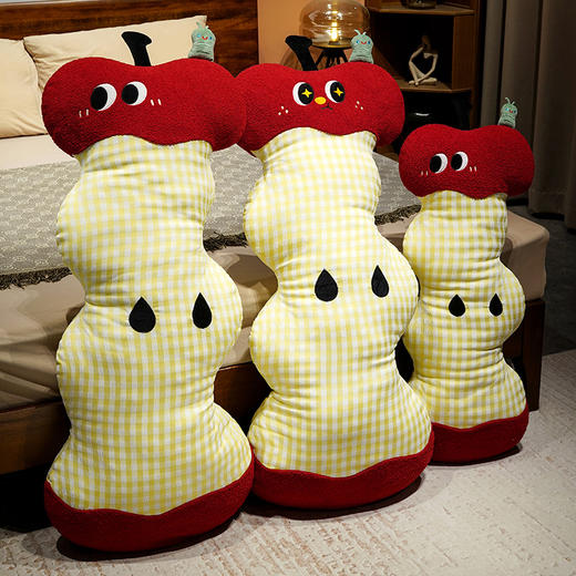 自然醒大眼红苹果云朵长条睡觉抱枕长条夹腿毛绒玩具女生卧室靠枕玩偶娃娃礼物QYL 商品图8