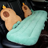 自然醒兔毛绒趣味水豚多功能汽车坐垫腰靠一体四季通用后排长条防滑单片屁垫QYL 商品缩略图7
