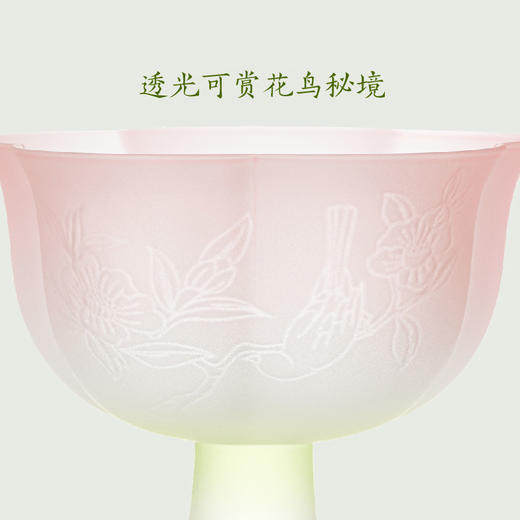 【故宫杯子】梅影花香水晶玻璃杯水杯酒杯博物馆文创新婚生日礼物女 商品图6