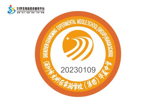 定制深圳市光明区实验学校（集团）华夏中学校徽定做贴缝制包邮51 商品图2