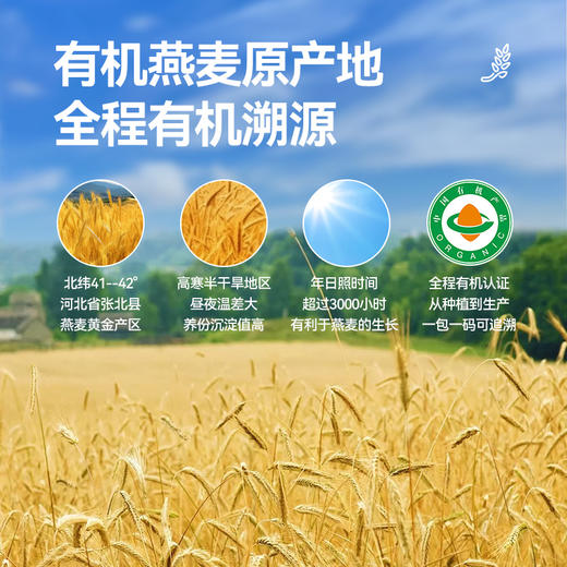 【新品上市】荷兰乳牛有机牛乳海盐燕麦片420g(30g*14)  25年7月产 商品图2