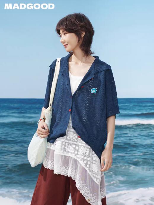 马得工地/MDGDMY252286/针织竹节麻开衫 商品图1