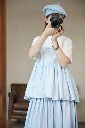 Manuelle Guibal 2色棉质吊带背心