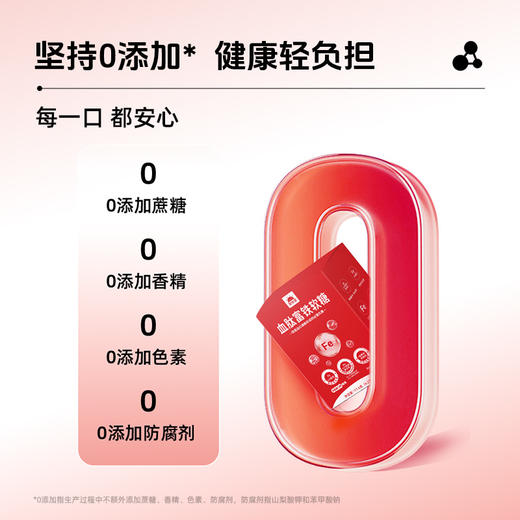 【100积分+19.9元】草牧里 血肽富铁软糖 4.2g*28/盒 5重铁源配方 商品图3