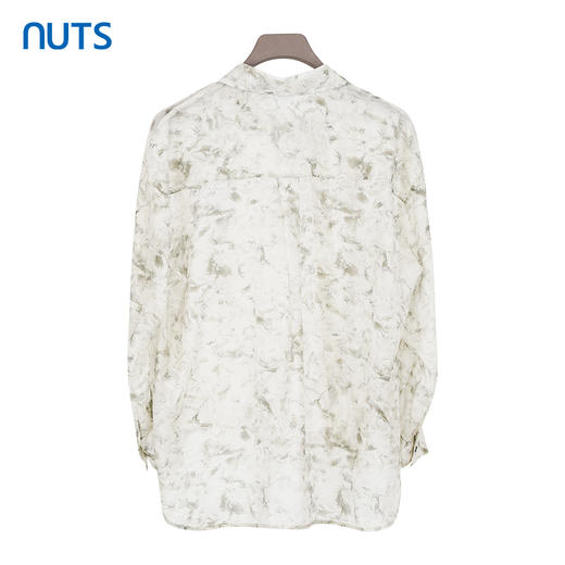 NUTS商场同款夏季设计感气质薄款宽松长袖衬衫428013546 商品图1