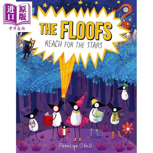 【中商原版】毛毛一家摘星际 The Floofs Reach For The Stars 英文原版 儿童漫画短篇故事 图画图像小说 进口小初文学7岁以上 商品图0