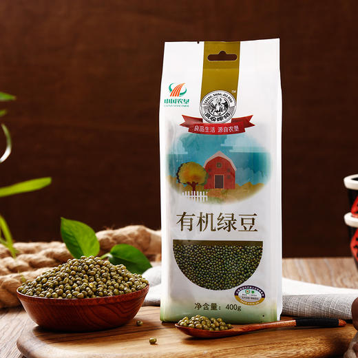 【中国农垦】 良农嫁稻有机绿豆400g 商品图0