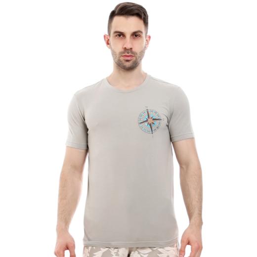 豪门男士圆领家居上衣短袖可外穿宽松舒适休闲商务M152103 商品图1