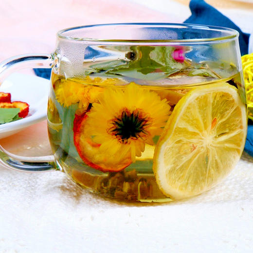 【健康茶饮，植物配方！】柠檬荷叶茶花茶包 玫瑰花茶冻干柠檬山楂茶 菊花决明子茶菊花茶-QA 商品图3