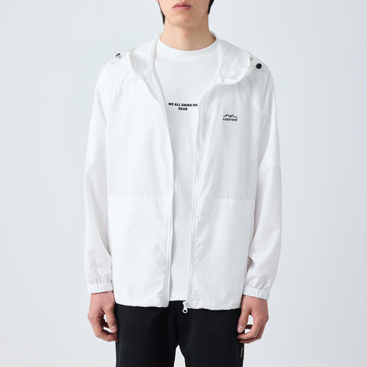 墨麦客 Archrona云感防晒科技 防紫外线字母印花男士连帽防晒衣薄 商品图1