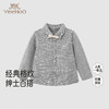 【高定系列】英氏儿童衬衫春秋长袖针织男童上衣休闲羊毛格子衫 商品缩略图0