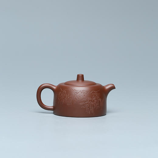百年紫砂品牌铁画轩出品 底槽清 景舟矮井栏紫砂壶190ml 商品图1