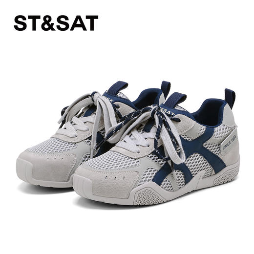 星期六舒适透气网面软底阿甘鞋SSD2112WPM 商品图13