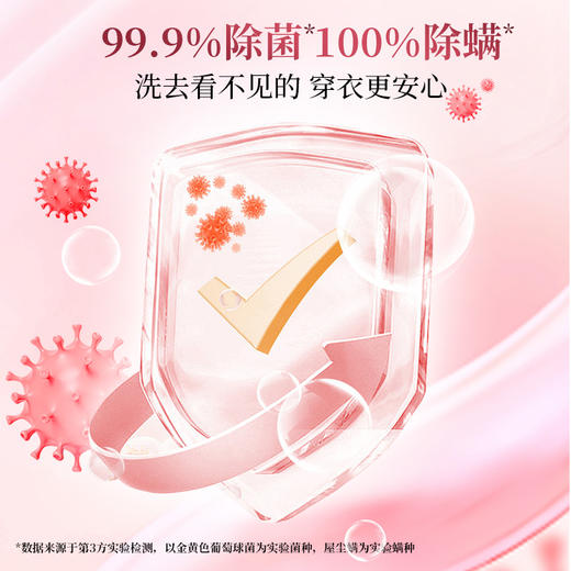 【蔬果园玫瑰香氛洗衣液】蔬果园玫瑰香氛香水洗衣液30天持久留香除菌螨家用 商品图2