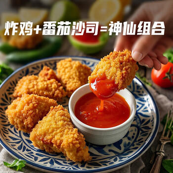 极美滋儿童番茄沙司300g 0脂肪意面薯条披萨寿司炸鸡酱料番茄酱无防腐剂 /粮油调味 /调味品 /西式酱料 商品图4