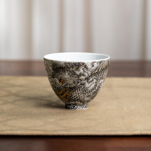 一儒堂墨彩龙鱼杯 商品图0