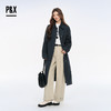 P&X设计师女装2025秋季阔腿通勤百搭梭织休闲长裤 825309169 灰绿 商品缩略图1
