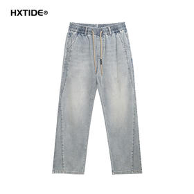 【新品上新】HX 夏季水洗直筒牛仔长裤C201520032101