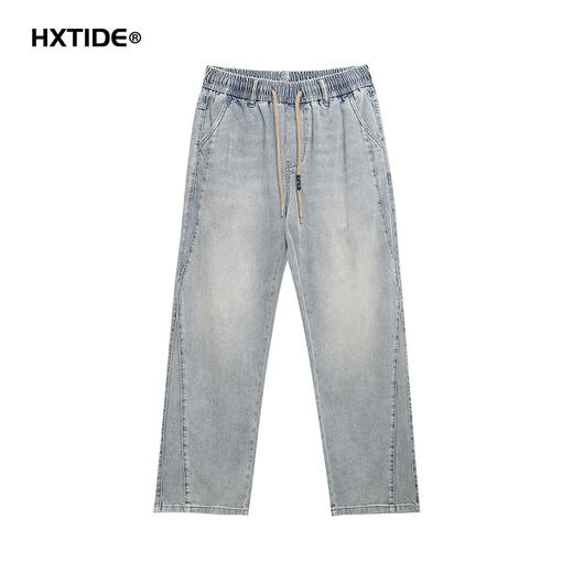【新品上新】HX 夏季水洗直筒牛仔长裤C201520032101 商品图0