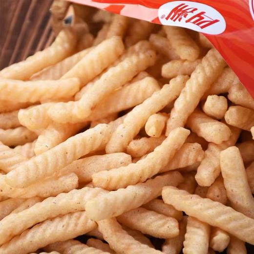 四洲原味虾条80g烧烤味薯条非油炸膨化食品怀旧零食 商品图1