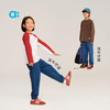 【秋Vol.2】allblu幼岚【束口牛仔裤】儿童裤子男童女童25秋新款A类长裤挺括ZY 商品缩略图3