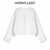 NORNS LADY诺恩 春夏款极简风经典百搭上衣圆领长袖 T25SY05244【清仓不退不换】 商品缩略图2