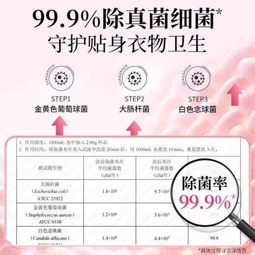 【蔬果园雪绒松除菌内衣洗衣液】蔬果园内衣内裤清洗衣液专用杀菌抑菌剂男女士通用 商品图3